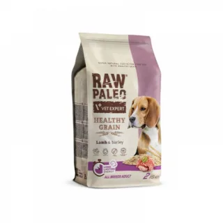 Hrana uscata pentru caini adulti, RAW PALEO HEALTHY GRAIN, miel, 2kg