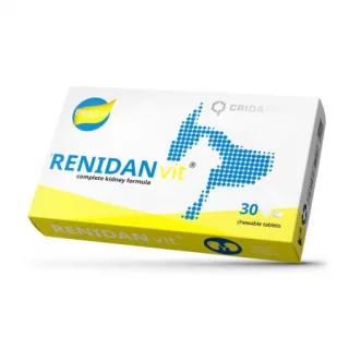 Supliment RENIDAN vit   ,   Comprimate masticabile pentru caini E i pisici, 30 comprimate