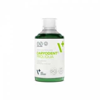 Aditiv pentru apa, pentru igiena orala zilnica a cainilor si pisicilor Caryodent Proliqua Vet Expert, 250ml