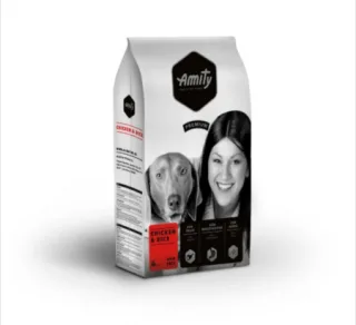 Hrana uscata pentru caini Amity Premium Adult, Pui si orez 4 kg