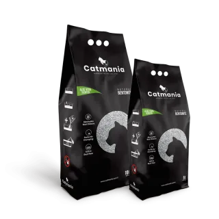 Nisip pentru Litiera Bentonita Catmania, Aloe Vera, 10 L / 8.5 kg