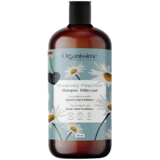 Sampon pentru caini cu blana alba Biogance Dog Shampoo White Chamomile, 250 ml