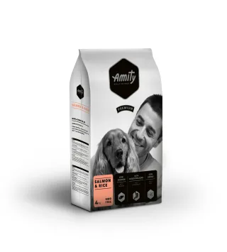 Hrana Uscata Caini, Amity Premium Somon si Orez, 4 kg