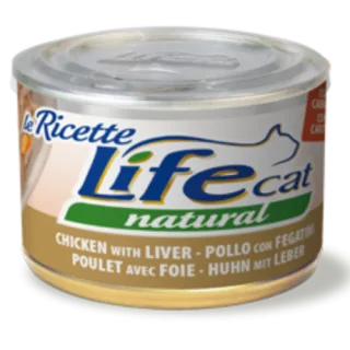 Hrana Umeda Pisici, Life Cat, Pui, Ficat & Morcov, 150 g