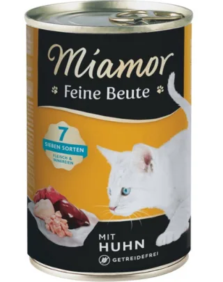MIAMOR Feine Beute Chicken Hrana umeda pisica, cu pui 400g