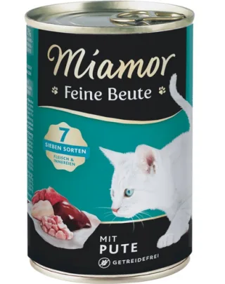 MIAMOR Feine Beute Turkey Conserva pisica, cu curcan 400g