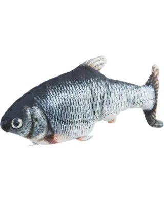 TRIXIE Wriggle Fish Jucarie pisici Catnip 30 cm reincarcabila USB