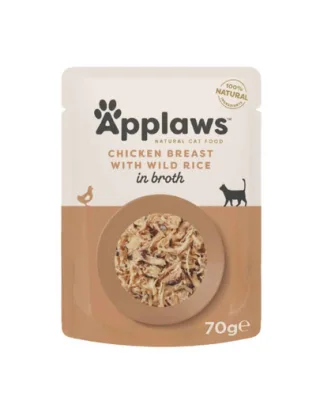 APPLAWS plic hrana pentru pisici 70 g pui si orez salbatic