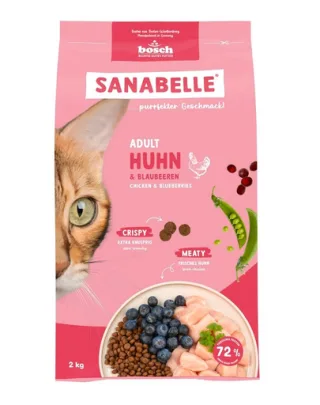 SANABELLE Adult Pui 2 kg pentru pisici adulte