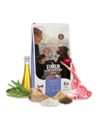 Hrană câini sensibili miel orez MERA Pure Sensitive Adult 4 kg digestie ușoară