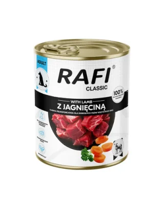 RAFI Classic cu miel 800 g hrană umedă pentru câini adulți