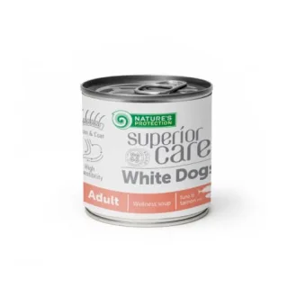 Supa complementara pentru caini Nature s Protection Superior Care Wellness Soup, cu ton si somon, 140 ml