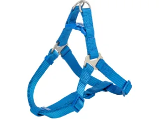 Ham pentru caini Premium One Touch Albastru S 40-50 cm 15 mm