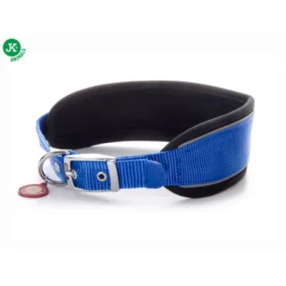 Zgarda pentru caini JK Comfort M Albastra 40 - 49 cm