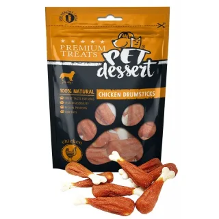 Recompense pentru caini Pet s Dessert Chicken Drumsticks 500 gr