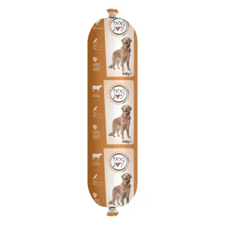 DOG JOY Salam, XS-XL, Pui, salam hrană umedă câini, 900g