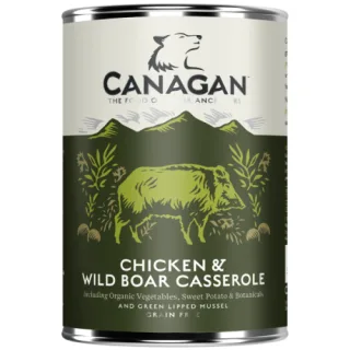Hrana umeda pentru caini Canagan Dog Pui&Mistret 400g