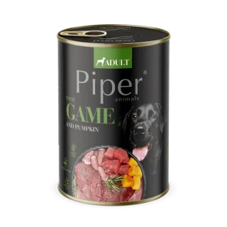 Hrana umeda pentru caini PIPER DOG, vanat si dovleac, 400g
