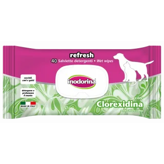 Servetele umede & Clorhexidina Inodorina 40 buc