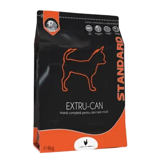 Extru-Can Mini Adult Pui, hrana uscata pentru caini de talie mica, 4 kg
