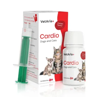 Suspensie orala pentru caini  pisici VetAria+ Cardio 45 ml