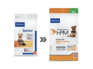 Hrana uscata pentru caini Virbac HPM Senior Small  Toy 1,5 kg