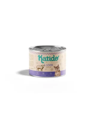 KATIDO Hrană umedă pentru pisici cu miel 200 g