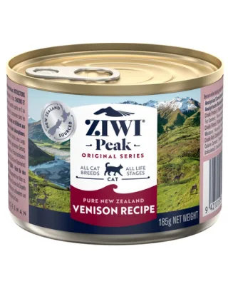 ZIWIPEAK Cat Venison Hrana umeda pentru pisici, cu carne de vanat 185 g