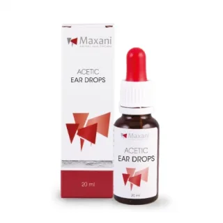 Picaturi acetice pentru curatarea urechilor Maxani 20 ml