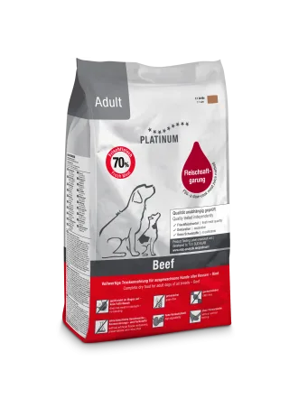 Hrana uscata caini, PLATINUM Dog Adult cu Vita, 1.5 kg