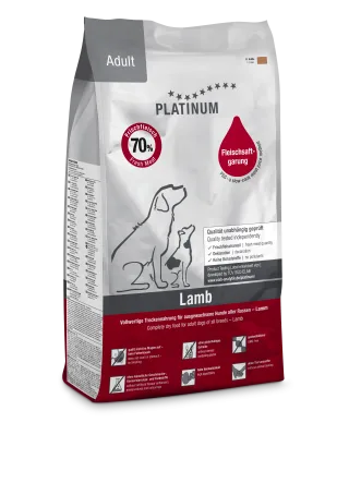 Hrana uscata caini, PLATINUM Dog Adult cu Miel, 5 kg