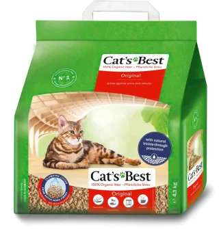 Asternut igienic pentru pisici Cat s Best Original 10 L