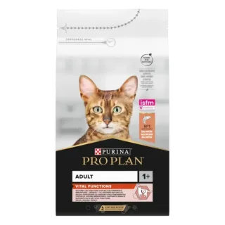 PURINA Pro Plan Vital Functions Adult 1+, Somon, hrană uscată pisici, 10kg