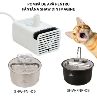 SHAW Pompă Shaw Fantană Tip Robinet Inox, pompă fântână pisici, 1buc