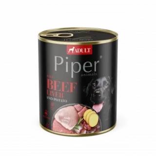 Piper Adult, Hrana Umeda, Ficat de Vita si Cartofi, 800 g