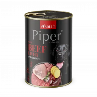 Piper Adult, Hrana Umeda, Ficat de Vita si Cartofi, 400 g