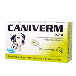 Caniverm Tablete 0,7g - 100 buc