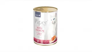 Conserva hrana umeda Piper Cat Adult, Somon 400 g