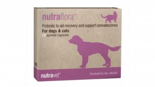 NUTRAVET NUTRAFLORA pentru caini si pisici, 12 comprimate
