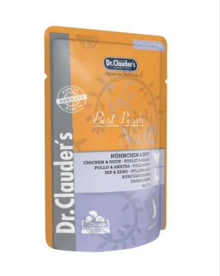 Hrana umeda pisica cu pui si rata Dr Clauder, 100 g