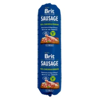Salam pentru caini Brit cu Pui si Vanat 800 g