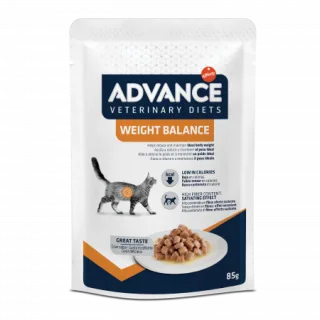 Hrana umeda pisici Advance Weight Balance - plic 12x85 g