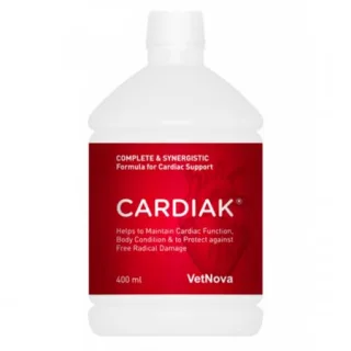 Supliment alimentar pentru sprijinul functiei cardiace la caini si pisici, CARDIAK   vetNova, 400 ml
