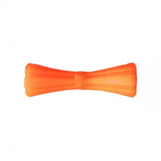 Jucarie in forma de Gantera din cauciuc termoplastic, multicolor, 8 cm