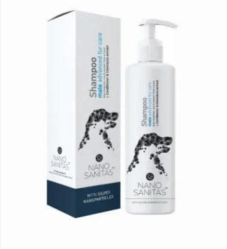 sampon pentru ingrijirea blanii la caini, special pentru masculi cu nanoparticule de argint - 250 ml