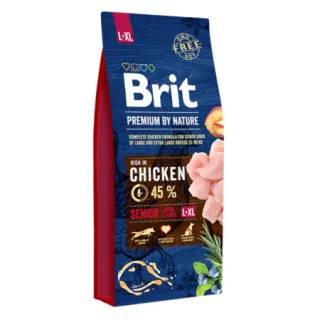 Hrana uscata pentru caini Brit Premium by Nature Senior L plus XL 15 kg