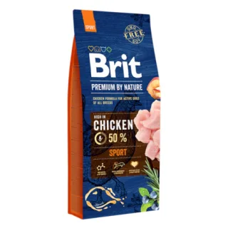 Hrana uscata pentru caini  Brit Premium by Nature Sport 15 kg