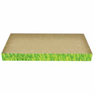 Carton de zgariat pentru pisici, 48.26 22.86 5.08 cm, Verde