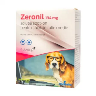 Zeronil 268mg dog (20-40kg) - 6 Pipete Antiparazitare