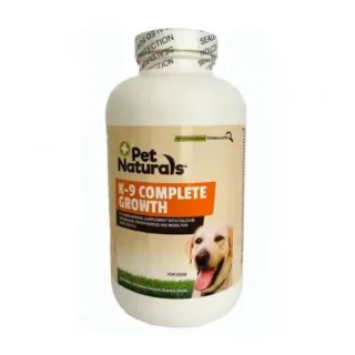PET NATURALS K-9 Complete Growth, multivitamine câini junior, comprimate PET NATURALS K-9 Complete Growth, XS-XL, multivitamine câini junior, flacon click, 120 comprimate